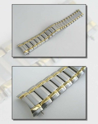 Edelstahlarband massiv bicolor