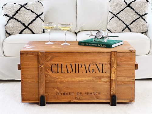 Truhe couchtisch holz massiv - couchtisch,