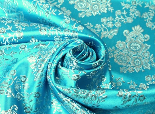 Lurex jacquard stoff brokat - lurex,