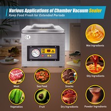 Profi DZ-260S Vakuumierer Tisch Vakuumiergerät Vakuummaschine Vakuumgerät Kammer