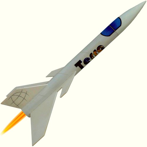 Fliegende modellrakete terra - fliegende,