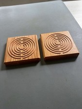 Lakhovsky Oszillator, Holz und Kupfer, Schwingungsfelderzeugung (2er. Set)