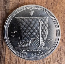 1 Unze Platin One Noble 1987