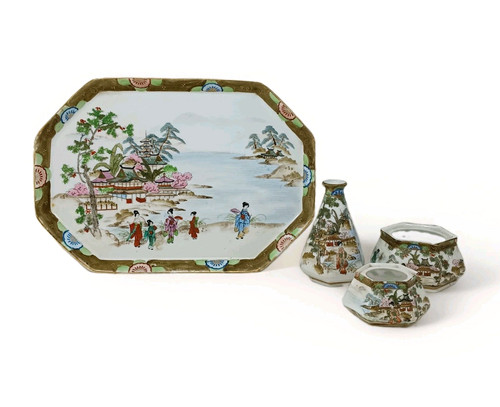 Antikes noritake japan geisha - noritake,