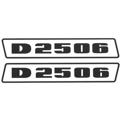 Deutz d2506 schwarz bis 1974 - schwarz,