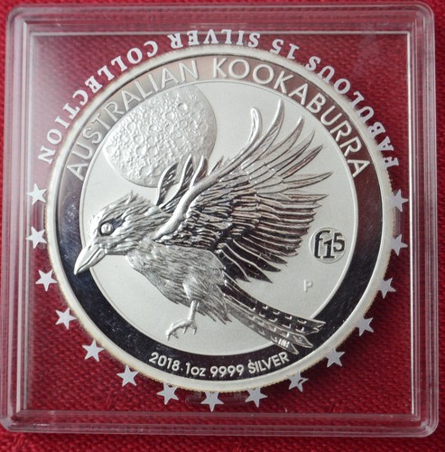 Silber kookaburra 2018 - oz,