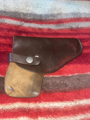 Vintage leder pistolenholster - vintage,