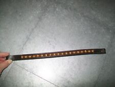Stirnriemen Pony  38 cm   Glitzer braun gold braunes Leder neu ungetragen NP  35
