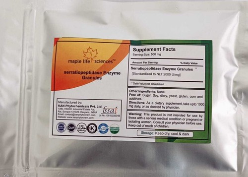 Serratiopeptidase 2000 mg - serratiopeptidase,