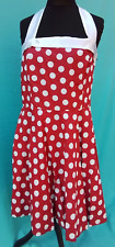 Handmade Rockabilly Kleid Rot - Weiß Dots Gr. S/M *Rockabella Style* Punkte