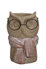 Vase Büste Tierkopf Eule mit