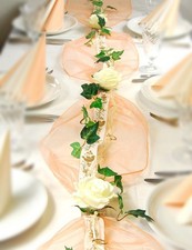 Tischdeko set apricot gold - tischdeko,