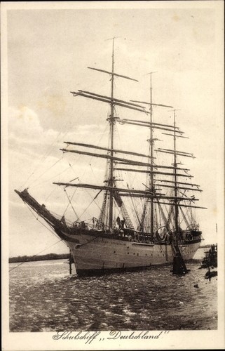Schulschiff deutschland - ak,