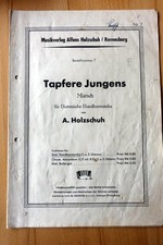 Tapfere Jungens, Noten für