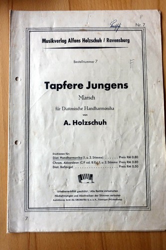 Tapfere jungens noten für - noten,