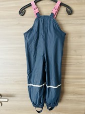 Lupilu Mädchen Matschhose Buddelhose Gr. 98-104 Blau Rosa gefüttert Winter