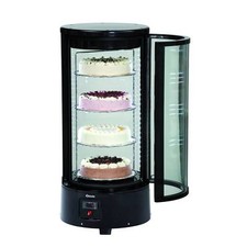 Bartscher Kuchenvitrine Kühlvitrine Tortenvitrine schwarz black rund 700207G 