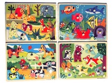 Steckpuzzle Set Greifpuzzle