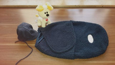Baby /Neugeborene Teddy Schlafsack/Puck Sack mit Mütze
