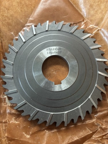 Hss scheibenfräser 125x6 x32 - 125x6,