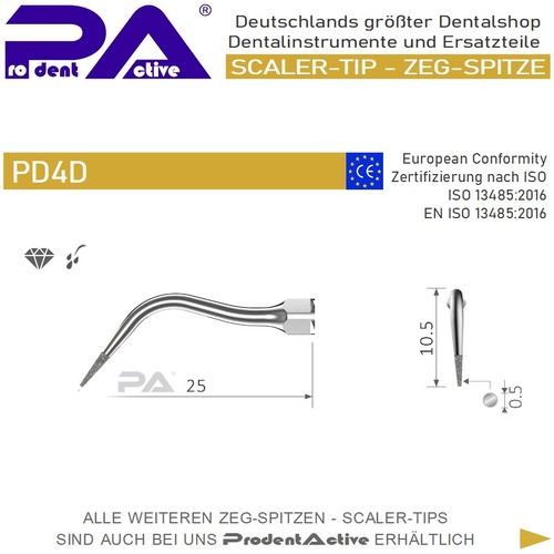 Scaler tip zeg spitze pd4d - -,