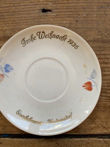 Teller frohe weihnacht 1936 - teller,