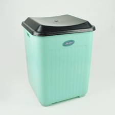 Vintage Plastik-Korb Hostalen / Farbwerke Hoechst / Wäschekorb alt Kunststoff