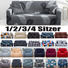 Sofabezug Stretch Elastische Sofahusse Abdeckung Für 12/3/4Sitzer L Form Ecksofa