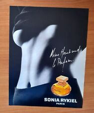 Original Werbung Anzeige 1994 Reklame SONIA RYKIEL Paris Parfum Parfüm