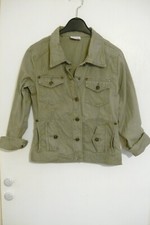 Leichte Mädchen Jeansjacke~Crashone Gr. 140~ khaki