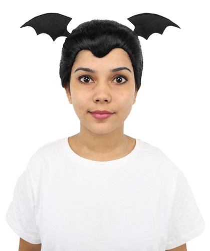 Damenperücke schwarz vampir - schwarz,