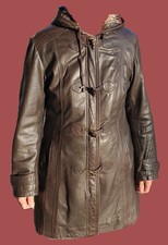 Brauner Ledermantel Gr.40 Mit