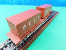 D14 PlayArt H0 Güterwagen Containerwagen Trailer 4573 ACL Atlantic Containers