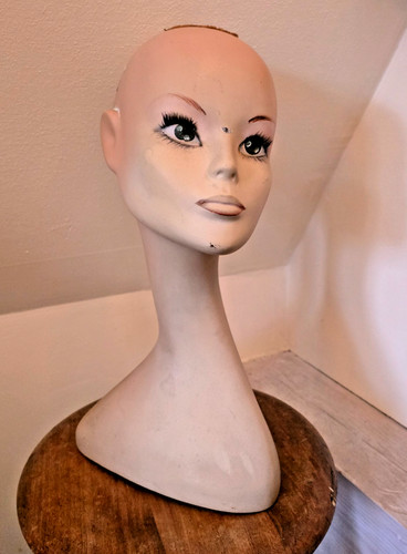 Vintage mannequin kopf - vintage,