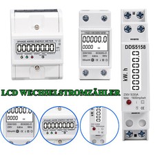 LCD Stromzähler für DIN