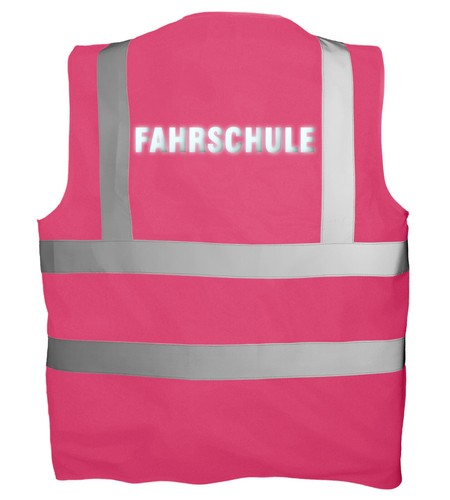Warnweste bedruckt mit