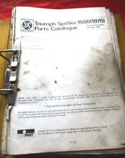 Ersatzteil Katalog Triumph Spitfire1500 ab1974 Original Vertragswerkstattauflösu