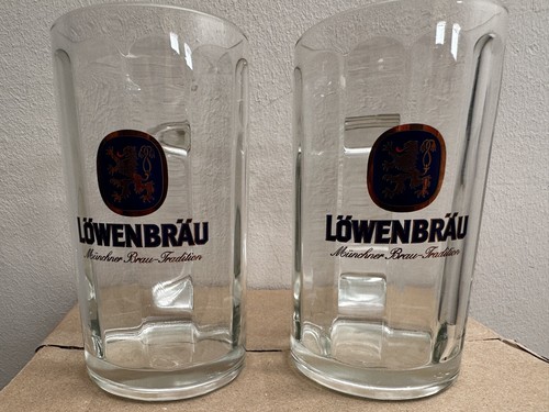 Löwenbräu bierkrug glaskrug - bierkrug,