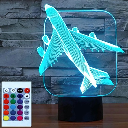 Flugzeug nachtlicht kinder - 3d,