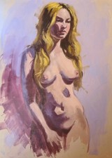GEMÄLDE - AKT - EROTIK -
