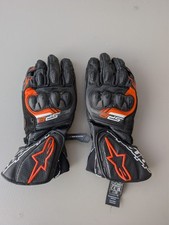 Alpinestars SP-8 V3 Motorradhandschuhe Herren schwarz/fluo-rot Leder Gr. M