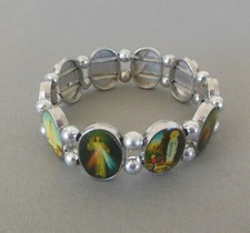 Heiligenarmband Heiligenbilder Armband klein Metall Glieder WAN Nr.  2002