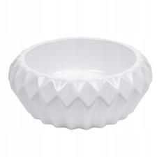 Waschbecken Weiss Keramik runden Aufsatzwaschbecken Waschtisch Bad