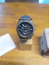 Fossil Uhr Chronograph Herren, Machine, FS4662, neue Batterie, OVP, Gliederband