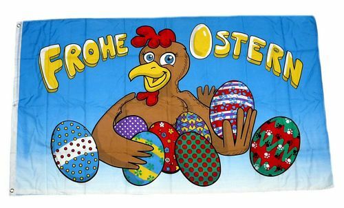 Fahne flagge frohe ostern - fahne,