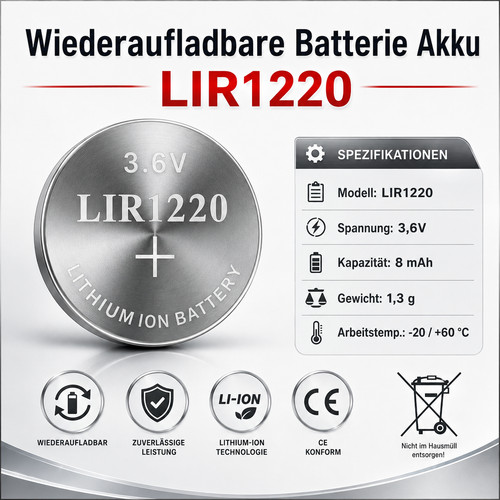 Akku lir 1220 v original - lir,