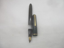 Alter Artus Füller Kolbenfüller – Blau/Schwarz „Iridium Tipped“