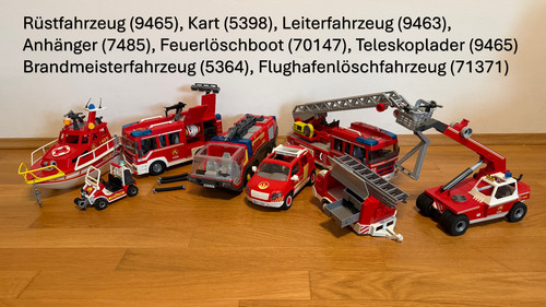 Playmobil sammlung feuerwehr - playmobil,