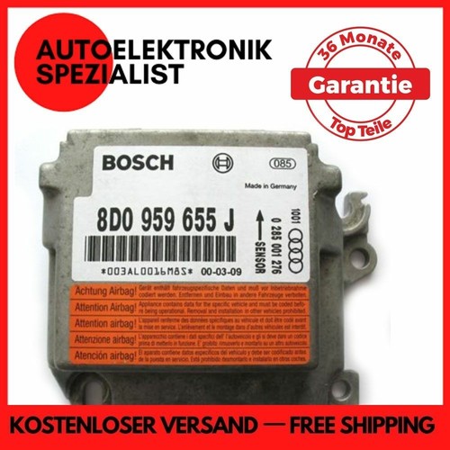 Airbag steuergerät 8d0959655j - steuergerät,