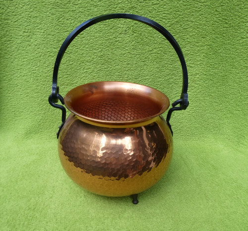 Kupferkessel hammerschlag mit - kupferkessel,
